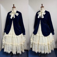 他の写真1: 【6/29まで受付！ご予約商品】レディ別珍ジャケット【ネイビー・プラスサイズ】