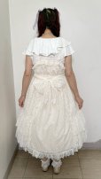 画像16: シャーリングジャンパースカート【アイボリーレース】