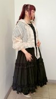 画像14: フードオーバーブラウス【ストライプ・ベージュ】