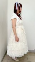 画像15: シャーリングジャンパースカート【アイボリーレース】