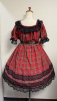 画像7: 1デイリーシャーリングワンピース【赤チェック・88cm丈】
