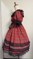 画像5: 1デイリーシャーリングワンピース【赤チェック・88cm丈】