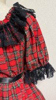 画像9: 1デイリーシャーリングワンピース【赤チェック・88cm丈】