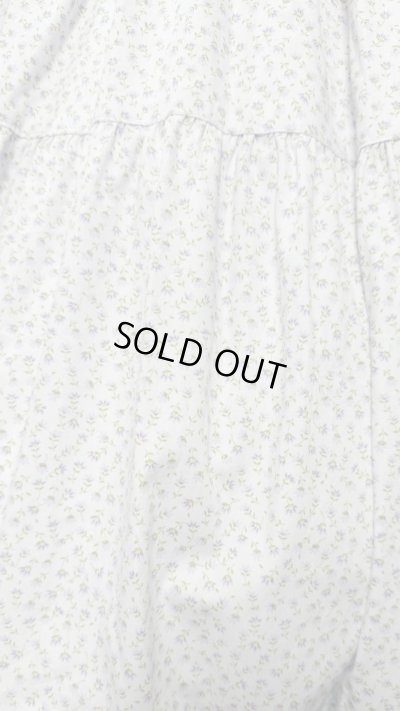 画像4: デイリーシャーリングジャンパースカート【小花柄・ラベンダー系・108c丈】