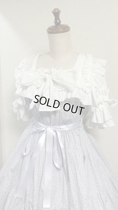 画像11: デイリーシャーリングジャンパースカート【小花柄・ラベンダー系・108c丈】