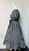 画像4: デイリーシャーリングワンピース【ティーカップ柄黒系・108cm丈】
