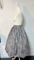 画像4: ハンドメイドギャザースカート【天使柄グレー系・70cm丈】