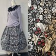 画像8: ハンドメイドギャザースカート【森柄・70cm丈】