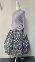 画像7: ハンドメイドギャザースカート【森柄・70cm丈】