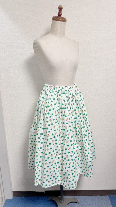 画像4: レギュラーペチコート【オフ白×綿レース付・55cm丈】