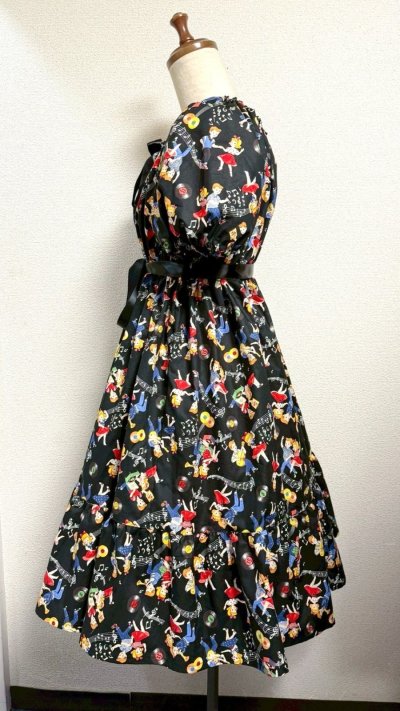 画像5: デイリーシャーリングワンピース【ロカビリー柄・レギュラーサイズ】