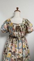 画像8: デイリーシャーリングワンピース【レトロ柄・レギュラーサイズ】 (8)