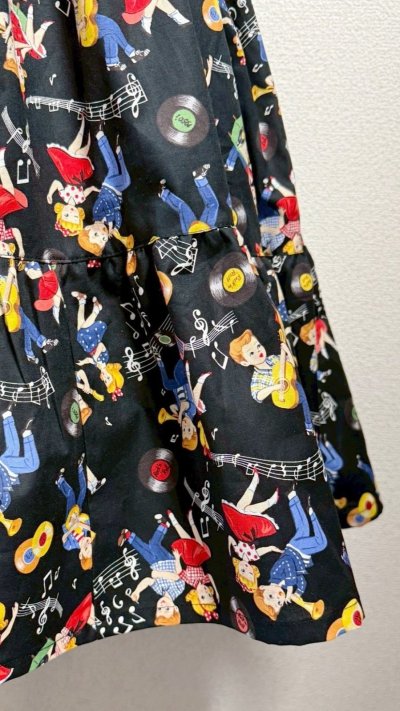 画像3: デイリーシャーリングワンピース【ロカビリー柄・レギュラーサイズ】