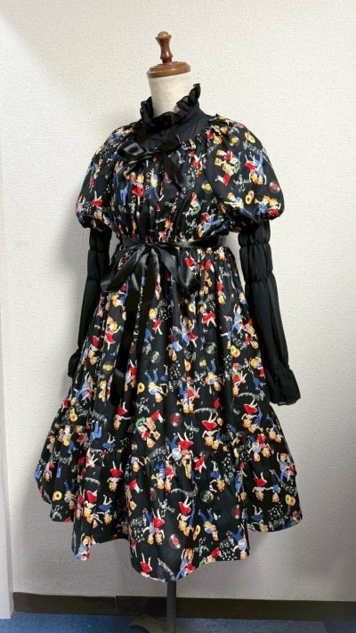 画像9: デイリーシャーリングワンピース【ロカビリー柄・レギュラーサイズ】