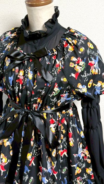 画像10: デイリーシャーリングワンピース【ロカビリー柄・レギュラーサイズ】