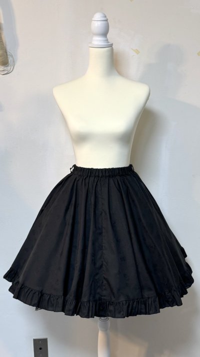 画像12: ハートエプロン＋スカートセット【黒】