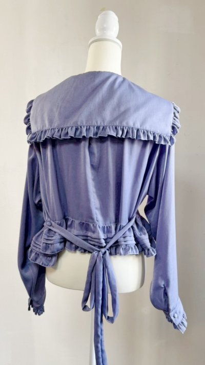 画像4: セーラーオーバーブラウス【ラベンダー】