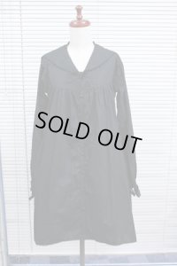 【Sale商品】セーラーチュニックOP【無地・黒】