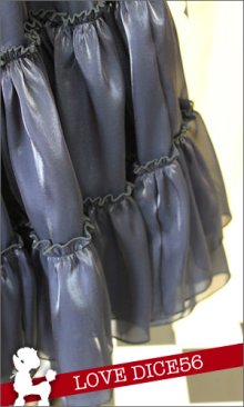 他の写真1: サーキュラースカート用のパニエ【紺×黒】