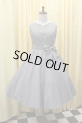 【Sale商品】プレーンサーキュラーワンピース・黒ギンガム【Ｌサイズ】