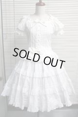 【Sale商品】スクエア半袖ブラウス【オフ白】