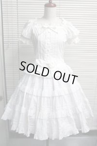 【Sale商品】スクエア半袖ブラウス【オフ白】