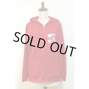 画像: 【Sale 30%　OFF】PhysicalDropパーカー【レッド・Sサイズ】