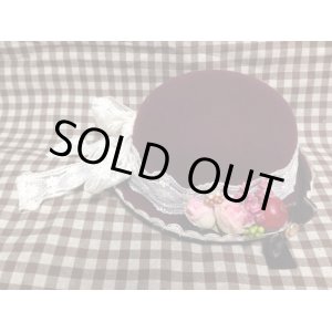 画像: ガーデンポーラーハット【えんじ】