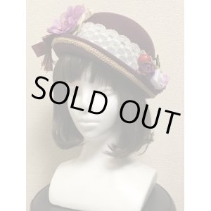 画像: ガーデンポーラーハット【えんじ】