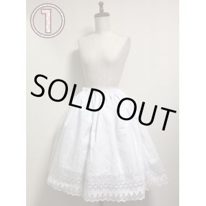 画像: ハンドメイドレースペチコート【55ｃm丈】