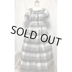画像: ロングシャーリングワンピース【チェック・122c丈】