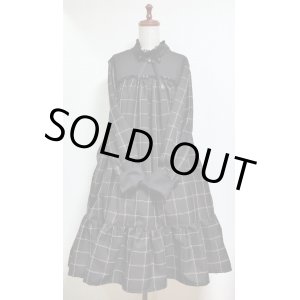 画像: デイリーAラインワンピース【チェック・100c丈】