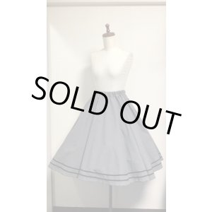 画像: ハンドメイドサーキュラースカート【グレー・59cm丈】