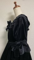 画像5: シャーリングドレス・ヘッドドレスセット【黒】
