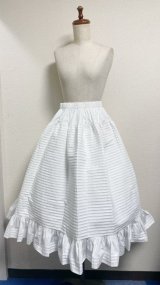 画像: 【RIDDLE SHEEP】総ピンタックティアードスカートB【白】