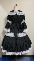 画像6: ノスタルジックプリンセスドレス【黒×白レース・レギュラーサイズ】