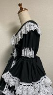 画像5: ノスタルジックプリンセスドレス【黒×白レース・レギュラーサイズ】