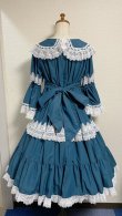 画像8: ノスタルジックプリンセスドレス【ブルーグリーン×白レース・レギュラーサイズ】