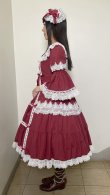 画像8: ノスタルジックプリンセスドレス【ボルドー×白レース・レギュラーサイズ】