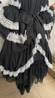 画像16: ノスタルジックプリンセスドレス【黒×白レース・レギュラーサイズ】