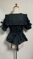 画像4: サマーホリデーブラウス【黒・2サイズ展開】