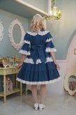 画像11: ノスタルジックプリンセスドレス【ブルーグリーン×白レース・プラスサイズ】