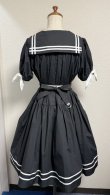 画像26: ノスタルジックセーラーワンピース【レギュラーサイズ・黒・丈2種類】