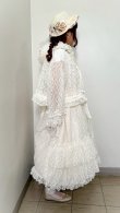 画像19: シャーリングジャンパースカート【アイボリーレース】