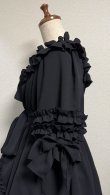 画像5: 半袖シャーリングドレス【黒】