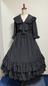 画像: クラシカルセーラー【黒水玉】