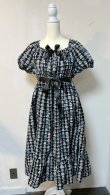 画像7: デイリーシャーリングワンピース【ティーカップ柄黒系・108cm丈】