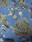 画像7: 鶴亀柄デイリーシャーリングワンピース【空色・プラスサイズ】
