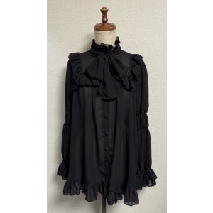 画像: ミルフィーユブラウス【黒】