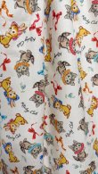 画像3: デイリーシャーリングワンピース【ねこ柄アイボリー・103cm丈】